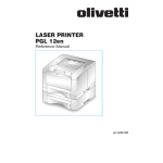 Olivetti PG L12en Manuel utilisateur