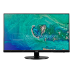 Acer S271HLI Monitor Manuel utilisateur