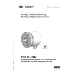 Baumer POG 83 Fiche technique | AI Chat & PDF | Fixfr