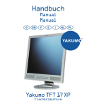 YAKUMO TFT 17 SL Manuel utilisateur