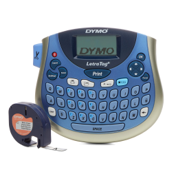 Dymo LETRATAG LT-100T Manuel utilisateur | Fixfr