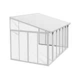 Palram 703062 SanRemo Patio Enclosure White Structure/White and Clear Panels Plastic Rectangle Gazebo Guide d'installation