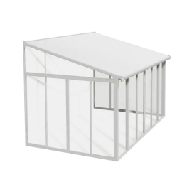 Palram 703062 SanRemo Patio Enclosure White Structure/White and Clear Panels Plastic Rectangle Gazebo Guide d'installation | Fixfr