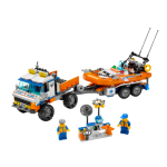 Lego 7726 Coast Guard Truck with Speed Boat Manuel utilisateur