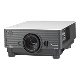 Panasonic PT-D3500E Mode d'emploi : AI Chat & PDF | Fixfr