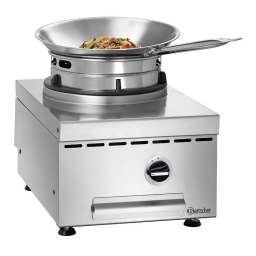 Bartscher 1052303 Gas wok table cooker GWTH1 Mode d'emploi | Fixfr