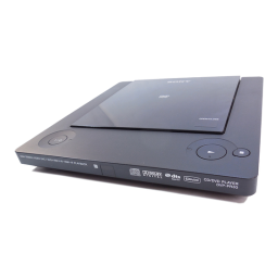 Sony DVP-PR30 Lecteur CD/DVD : Accès PDF et IA | Fixfr