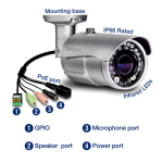 Trendnet TV-IP344PI Indoor / Outdoor 4 MP Motorized Varifocal PoE IR Network Camera Manuel utilisateur