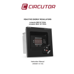 Circutor cMAXF Power Factor regulator Fiche technique