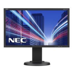 NEC MultiSync® 90GX² Manuel utilisateur | Fixfr