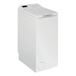 Indesit BTW S72200 BX/N Machine à laver ouverture dessus Manuel du propriétaire | Fixfr