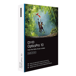 DxO Optics Pro v8 macintosh Manuel utilisateur | Fixfr