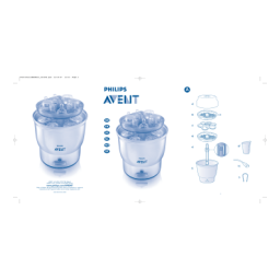 Avent SCF274/26 Avent Express Stérilisateur électrique à vapeur Manuel utilisateur | Fixfr