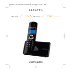 Alcatel VERSATIS C350 Manuel du propri&eacute;taire