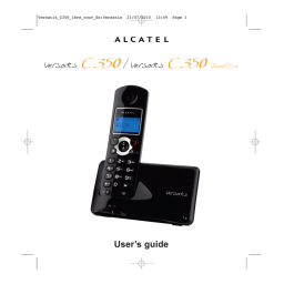 Alcatel VERSATIS C350 Manuel du propriétaire | Fixfr