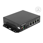 DeLOCK 87704 Gigabit Ethernet Switch 4 Port + 1 SFP  Fiche technique