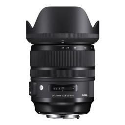 Sigma 24-70mm F2.8 DG OS HSM Art Nikon Objectif pour Reflex Manuel du propriétaire | Fixfr