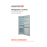 Essentielb ERCVE190-60v1 R&eacute;frig&eacute;rateur combin&eacute; Product fiche