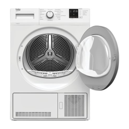 Beko DU9112GA0WS Sèche linge à condensation Manuel utilisateur | Fixfr