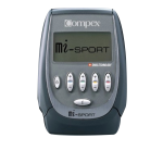 Compex MI-SPORT 500 Manuel utilisateur