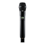 Shure ADX2 Handheld Transmitter Mode d'emploi