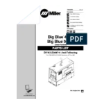 Miller BIG BLUE 500 X (PERKINS) Manuel utilisateur