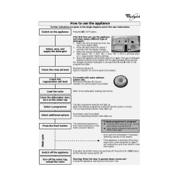 Whirlpool ADG 8532/2 NB Dishwasher Manuel utilisateur | Fixfr