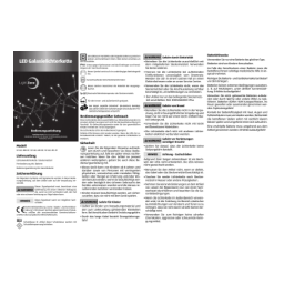 GT-GLC-WW-02, AM-02, MC-01 Guirlande : Mode d'emploi + IA | Fixfr