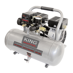 King Canada KC-1620A ULTRA QUIET 1.6 GALLON OIL-FREE AIR COMPRESSOR Manuel utilisateur | Fixfr