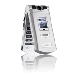 Sony Ericsson Z800i Manuel utilisateur | Fixfr