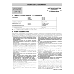 AWT 612 Notice d'Utilisation | Chat IA &amp; PDF