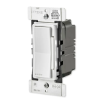 Leviton DDE06-BLZ Decora Digital Electronic Low Voltage, dimmable LED and CFL Rocker-Slide Dimmer, 600VA-120VAC Electronic Low Voltage, 300W-120VAC Dimmable LED and CFL, 600W Incandescent, 60Hz,Single Pole and 3-Way/Multi-location control Manuel utilisateur