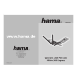 Hama 00062732 Wireless LAN PCI Card &quot;MiMo 300 Express&quot; Manuel utilisateur