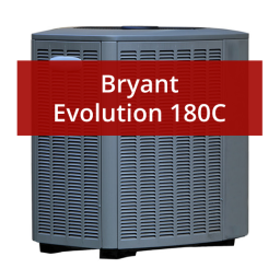 Bryant 180C Evolution™ Extreme Variable-Speed Air Conditioner Manuel du propriétaire | Fixfr