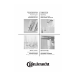 Bauknecht PRESTIGE 1486 Washing machine Manuel utilisateur