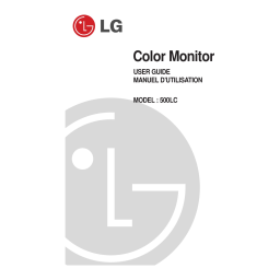 LG STUDIOWORKS-500LC Manuel du propriétaire | Fixfr