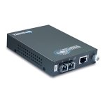 Trendnet TFC-1000S20 Intelligent 1000Base-T to 1000Base-LX Single-Mode SC Fiber Converter (20km/12.4miles) Manuel utilisateur