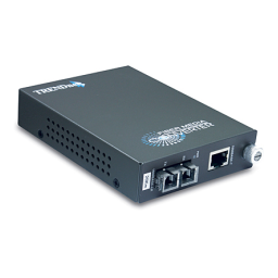 Trendnet TFC-1000S20 Intelligent 1000Base-T to 1000Base-LX Single-Mode SC Fiber Converter (20km/12.4miles) Fiche technique | Fixfr