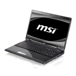 MSI MS-1687 CX605 Manuel du propriétaire | Fixfr