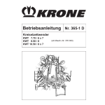 Krone KWT 7.70/6x7_8.50/8_10.50/8x7 Mode d'emploi