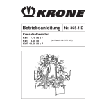 KRONE KWT Faneuse rotative Guide d'utilisation | AI Chat