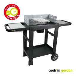 Cook'in Garden EASY 60 Barbecue charbon Product fiche | Fixfr