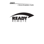 ReadyRemote 24923 Owner's Manual