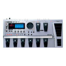 Roland GT-10 Manuel utilisateur | Fixfr