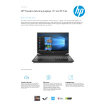 HP PAVILION GAMING 15-DK1029NB laptop, tablette PC ou hybride / convertible Manuel du propri&eacute;taire