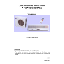 Telair TEB 9000H Manuel utilisateur | Fixfr