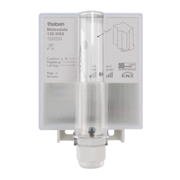 THEBEN Meteodata 139 KNX - 1399200 Manuel utilisateur | Fixfr