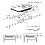 Electrolux EIV854 Table induction Product fiche