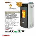 QLIMA Lindara 77 S-line Pellet heater Manuel utilisateur