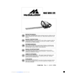 McCulloch MAC 5616 LITE Manuel utilisateur